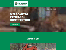 Tablet Screenshot of patriarchllc.com